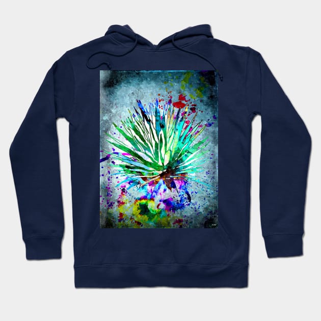 Agave Watercolor Grunge Hoodie by danieljanda